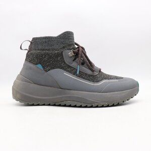 Vessi Stormburst High Top Women's 8 Waterproof Black Gray Shoes Sneakers Hiking